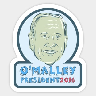 Martin O'Malley President 2016 Sticker